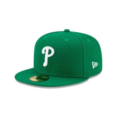 Philadelphia Phillies Gorra | New Era MLB Basic 59fifty Fitted Cap Mexico - Verdes